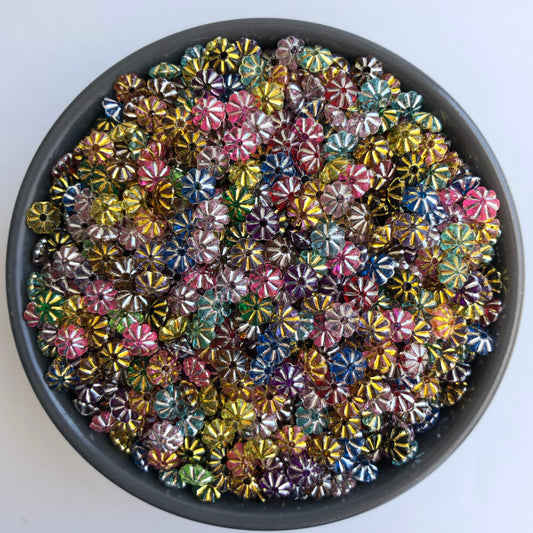 Mixed Acrylic Saucer Beads 6x3mm Pumpkin Spacer Bead 250pcs