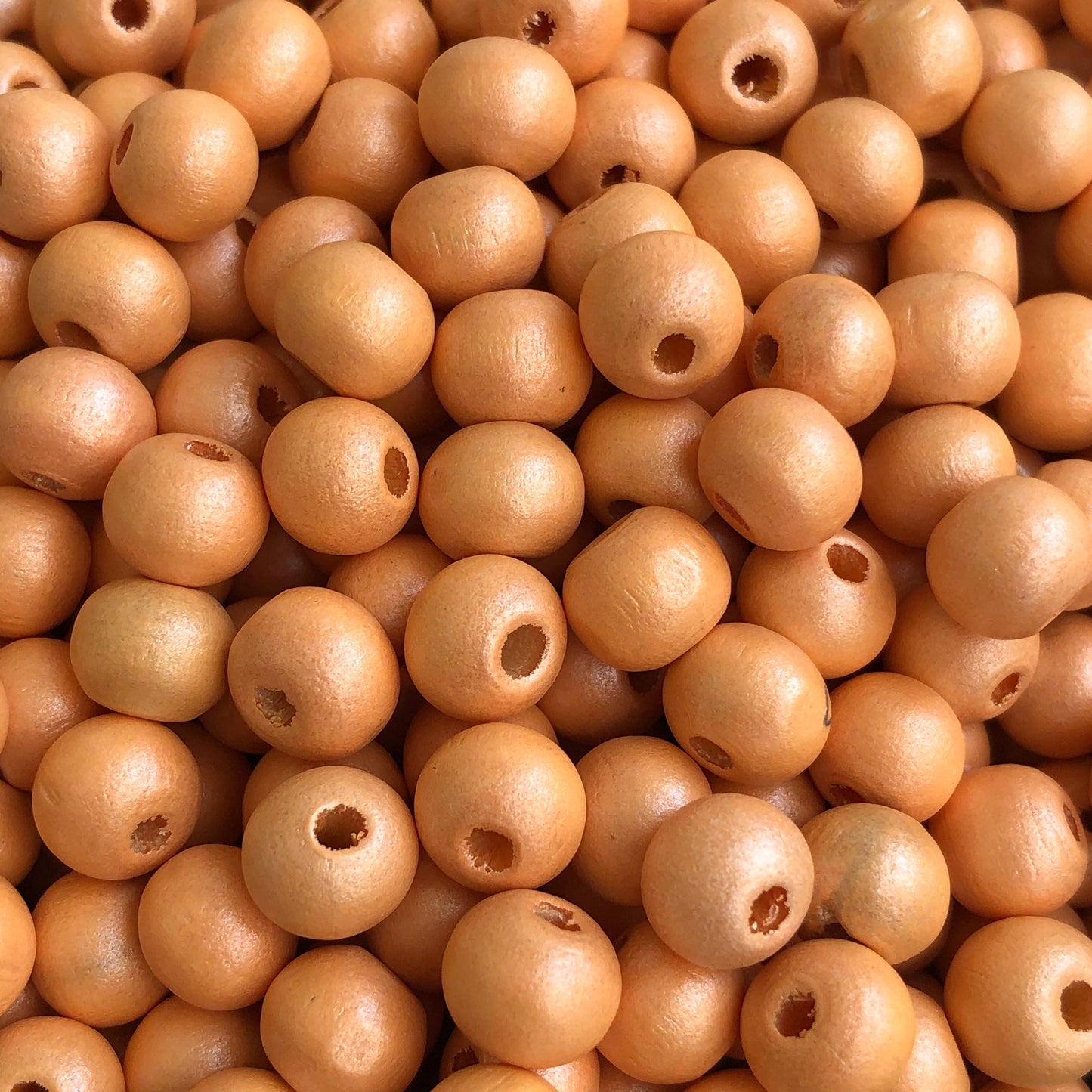 Metallic Wood Beads