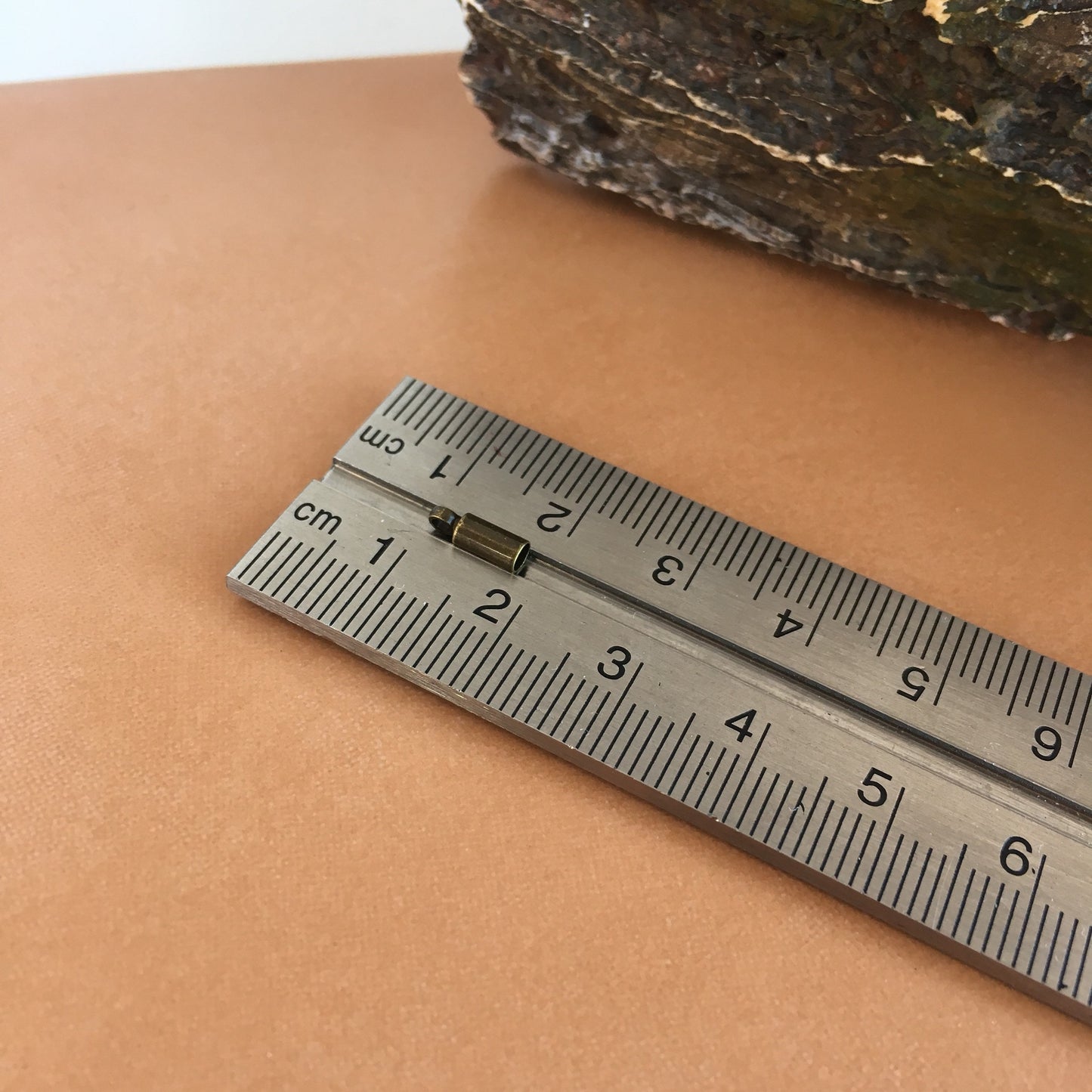 Brass Cord End Antique Bronze Colour Barrel End Caps Cord End for 2mm Cord Glue In Caps 25 Pieces