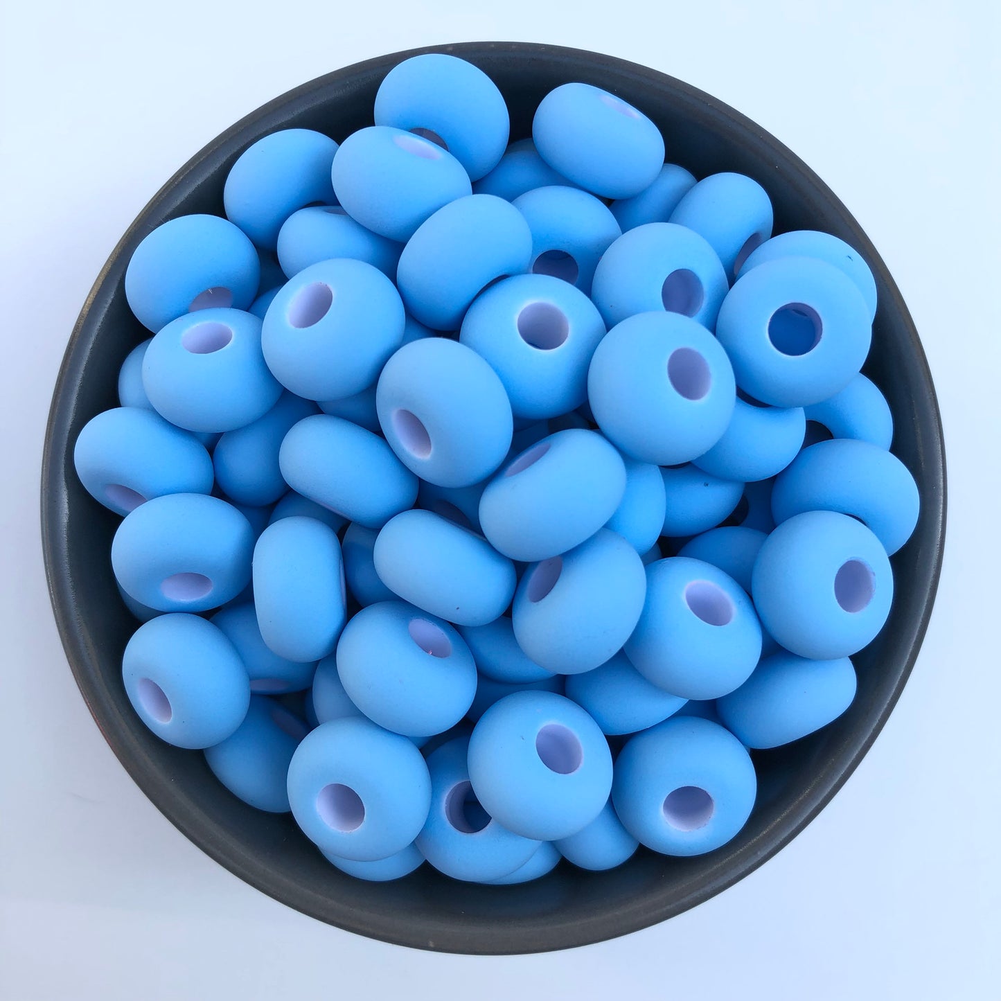 Rubberized Macrame Beads