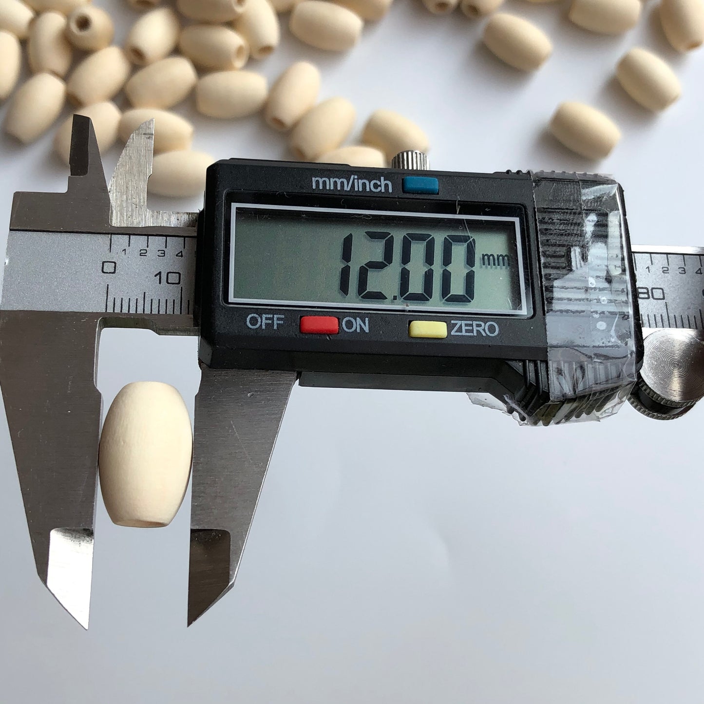 18mm Raw Oval Unfinished Wooden Bead