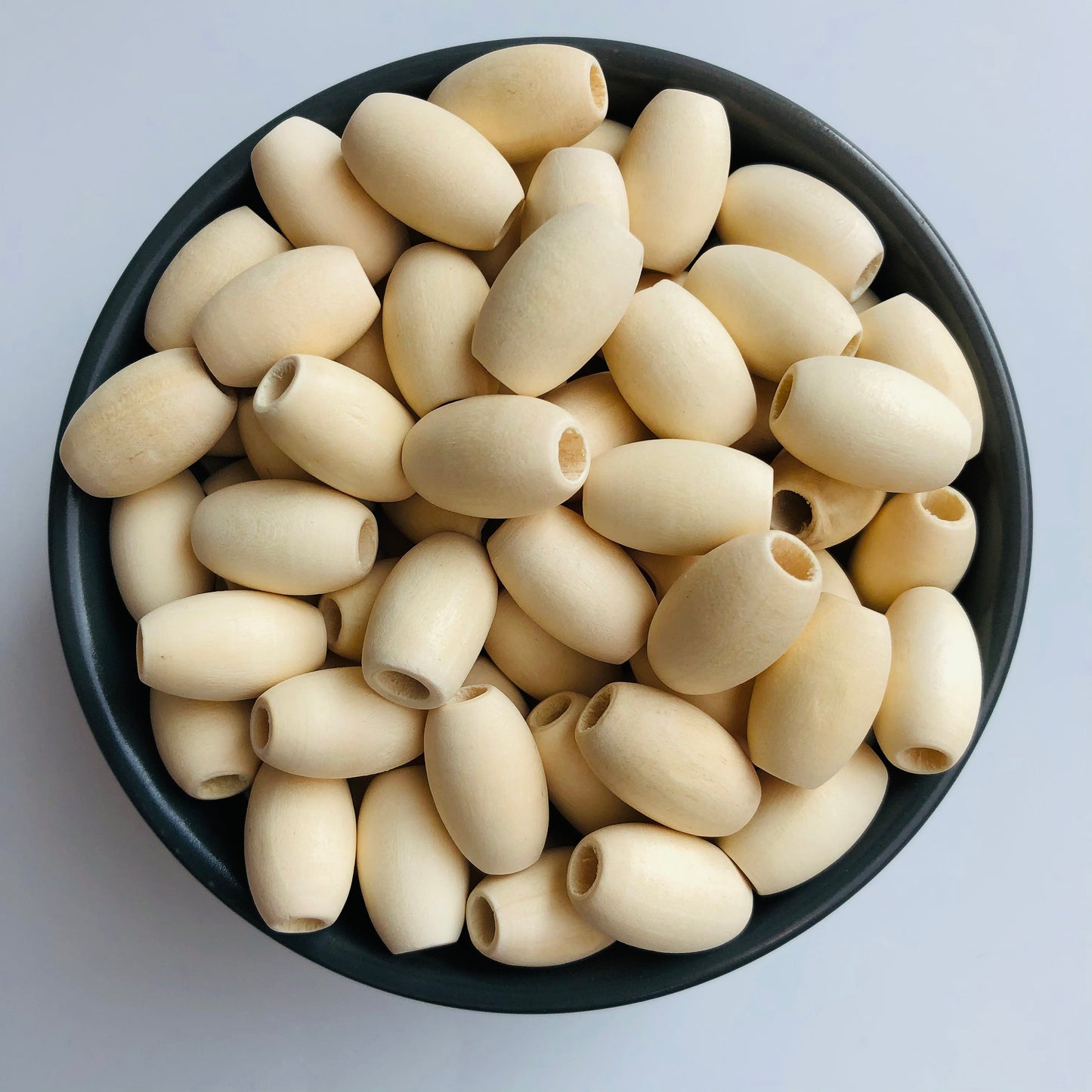 18mm Raw Oval Unfinished Wooden Bead