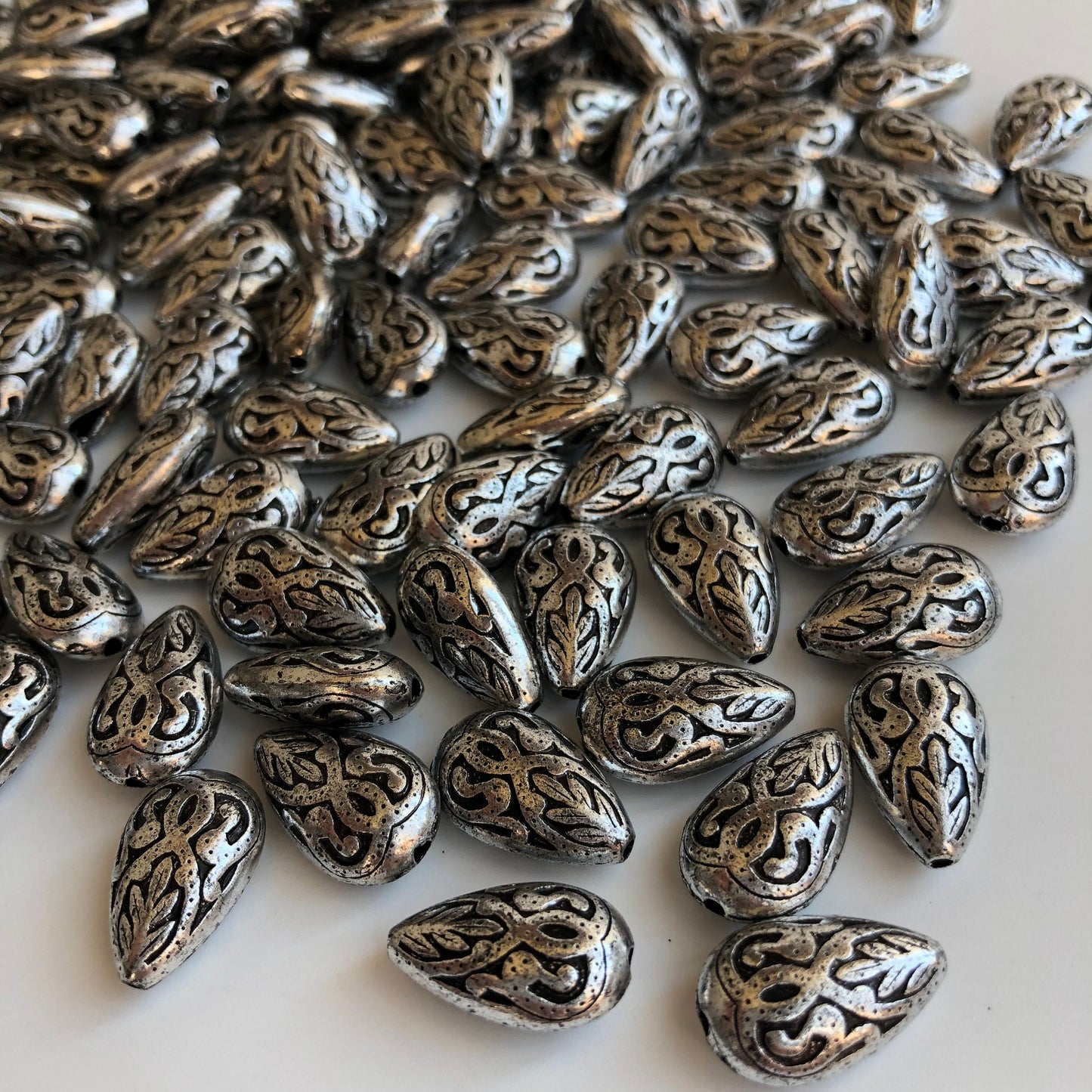 Antique Silver Beads
