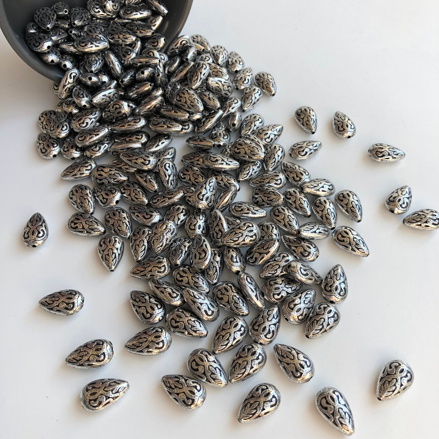 Antique Silver Beads