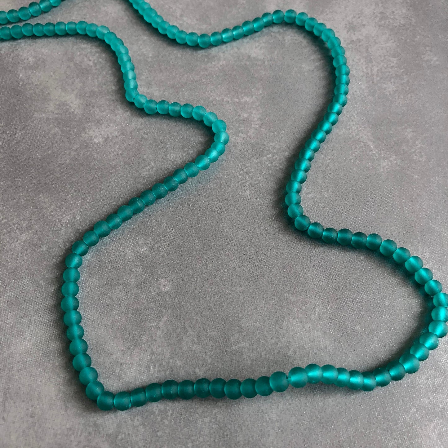Turquoise Glass Beads
