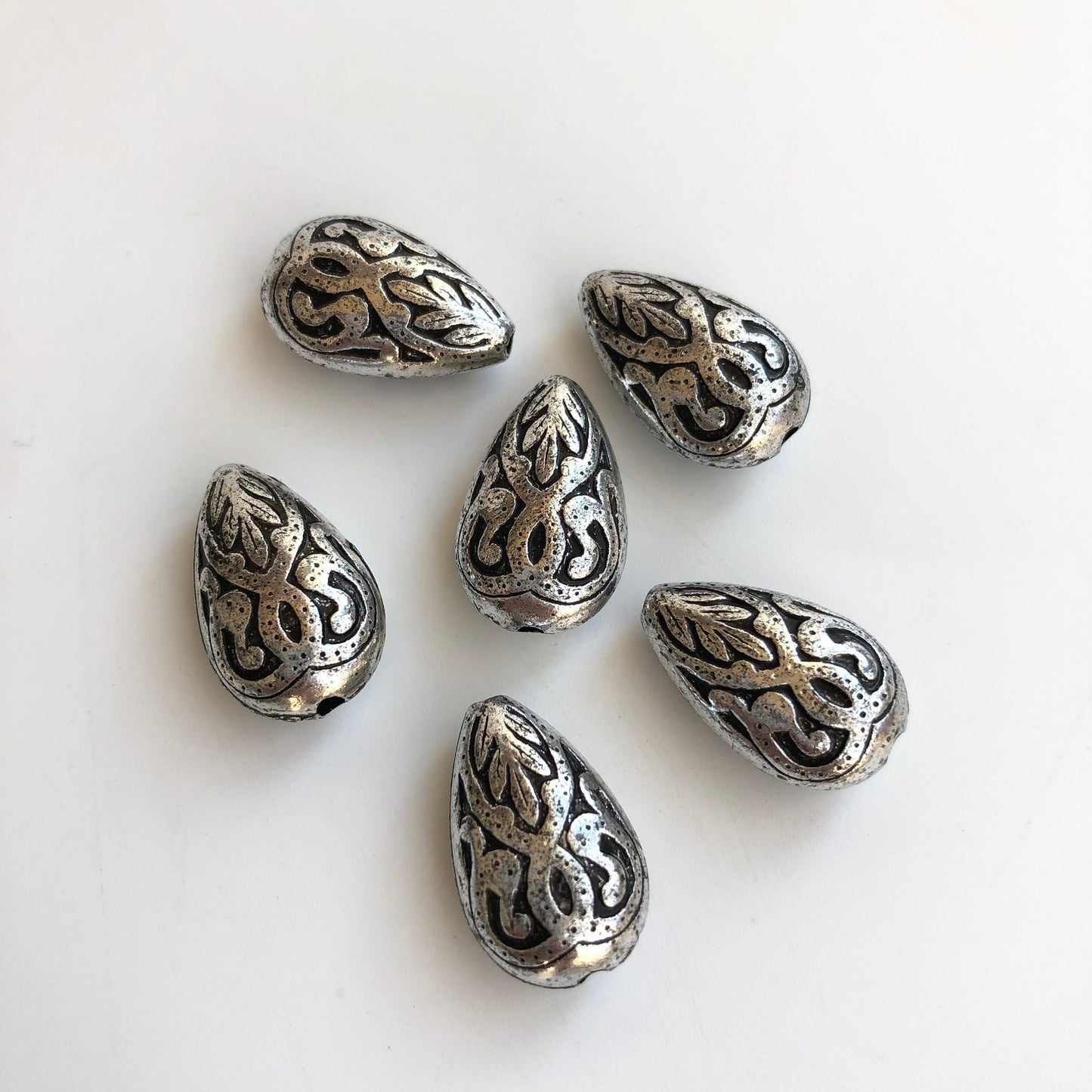 Antique Silver Beads