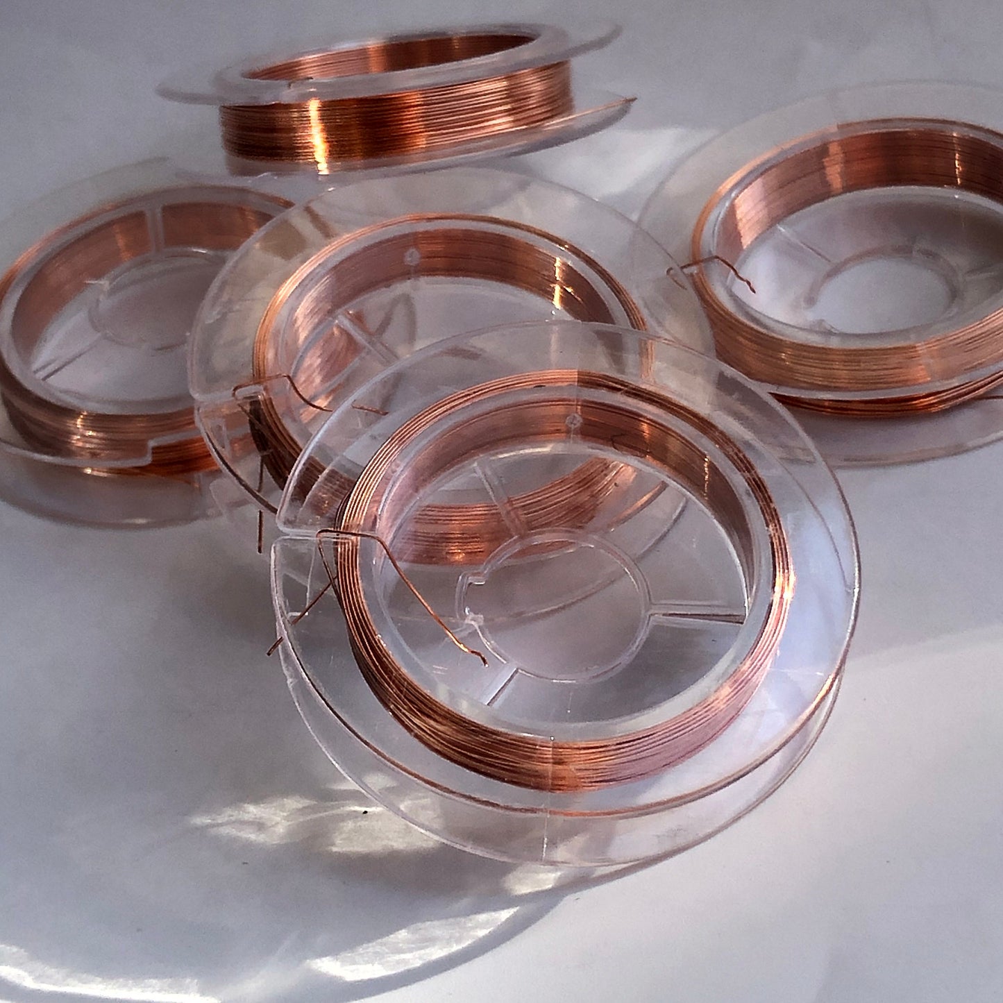 Copper Wire 0.3mm Round Rose Gold Jewellery Making Craft Cord 10 Meters