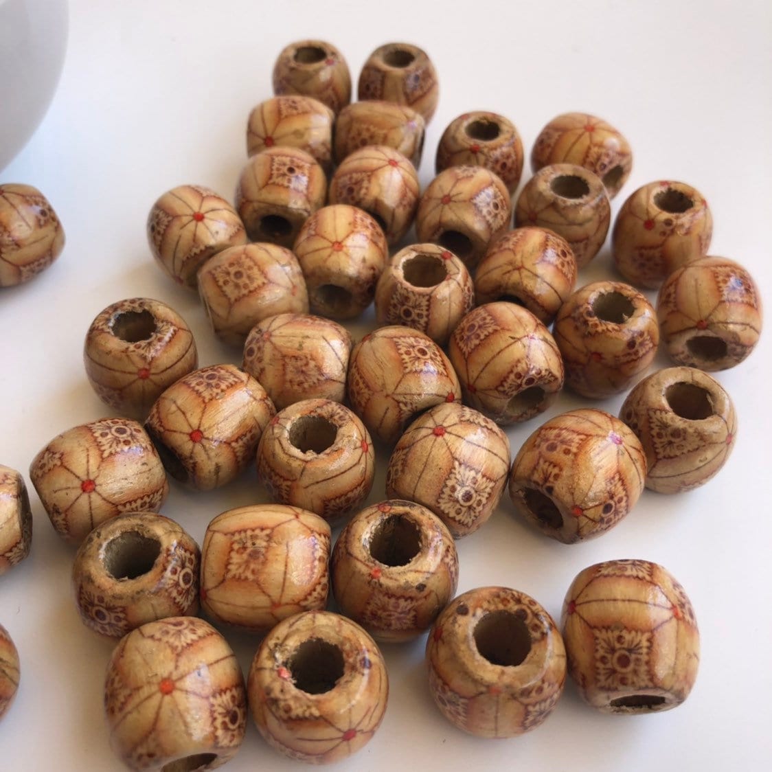 Dreadlock Wooden Beads