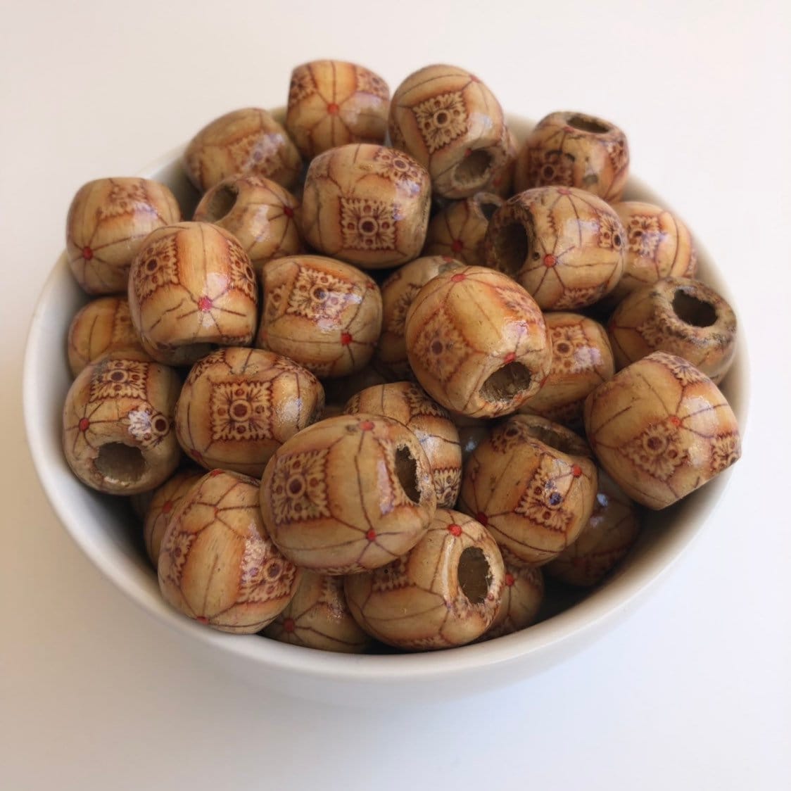 Dreadlock Wooden Beads