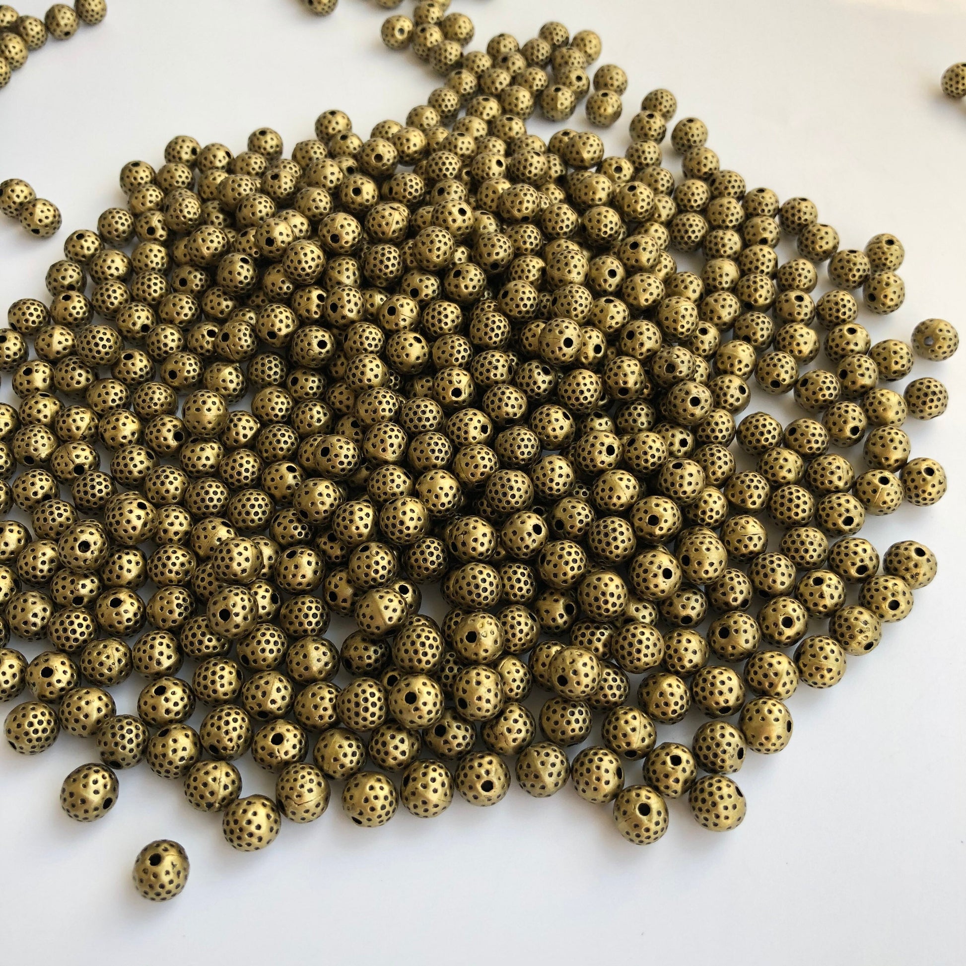 8mm Metallic Gold Bead 