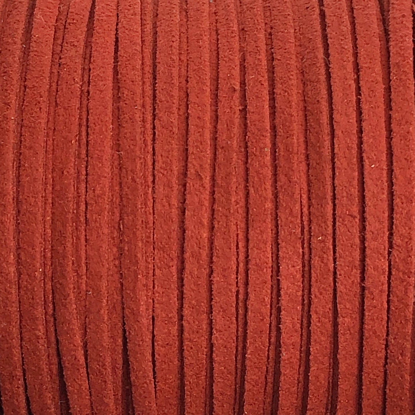 Red Faux Suede Cord 3mm Wide Lace String 5 Meters Long