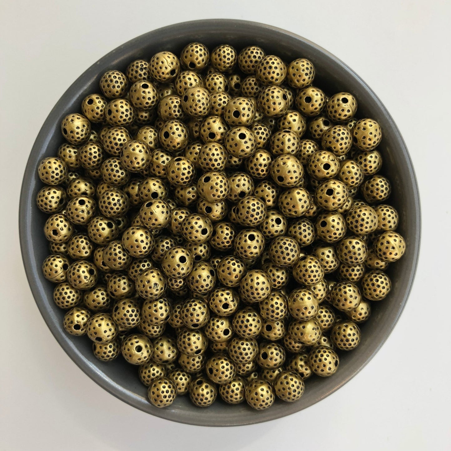 8mm Metallic Gold Bead 