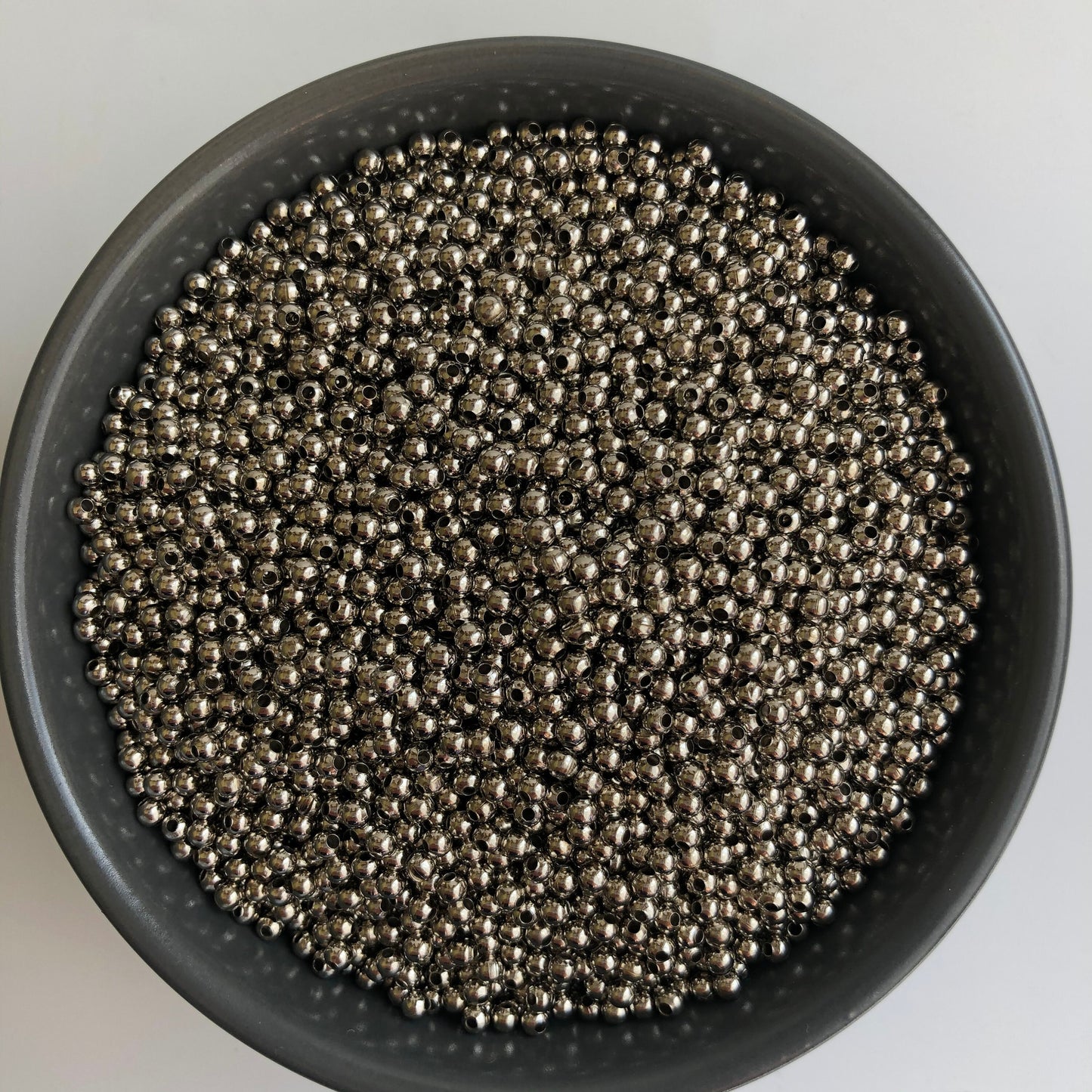 Iron Spacer Beads 3mm Solid Metal Loose Spacers Gold, Silver, Bronze, Gunmetal, Rose Gold, Platinum 200 Pieces
