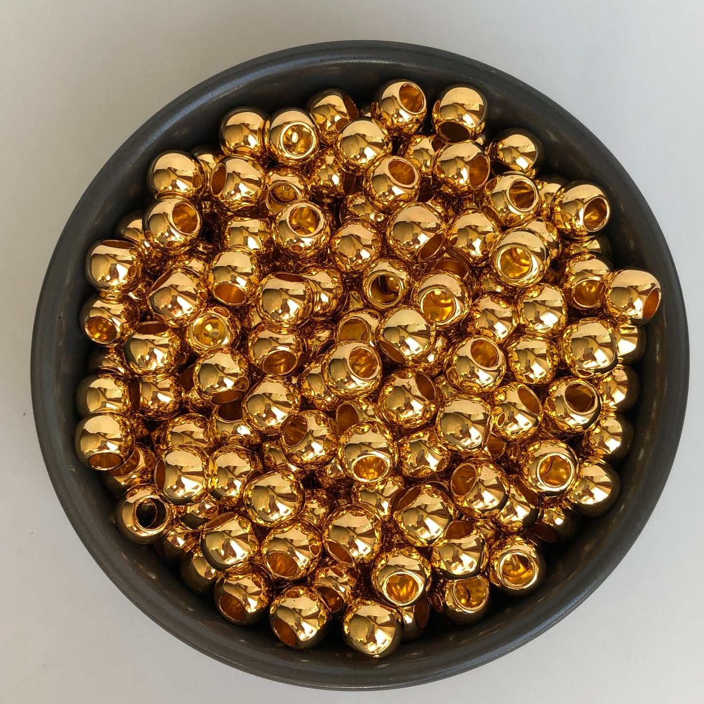 Gold Macrame Beads