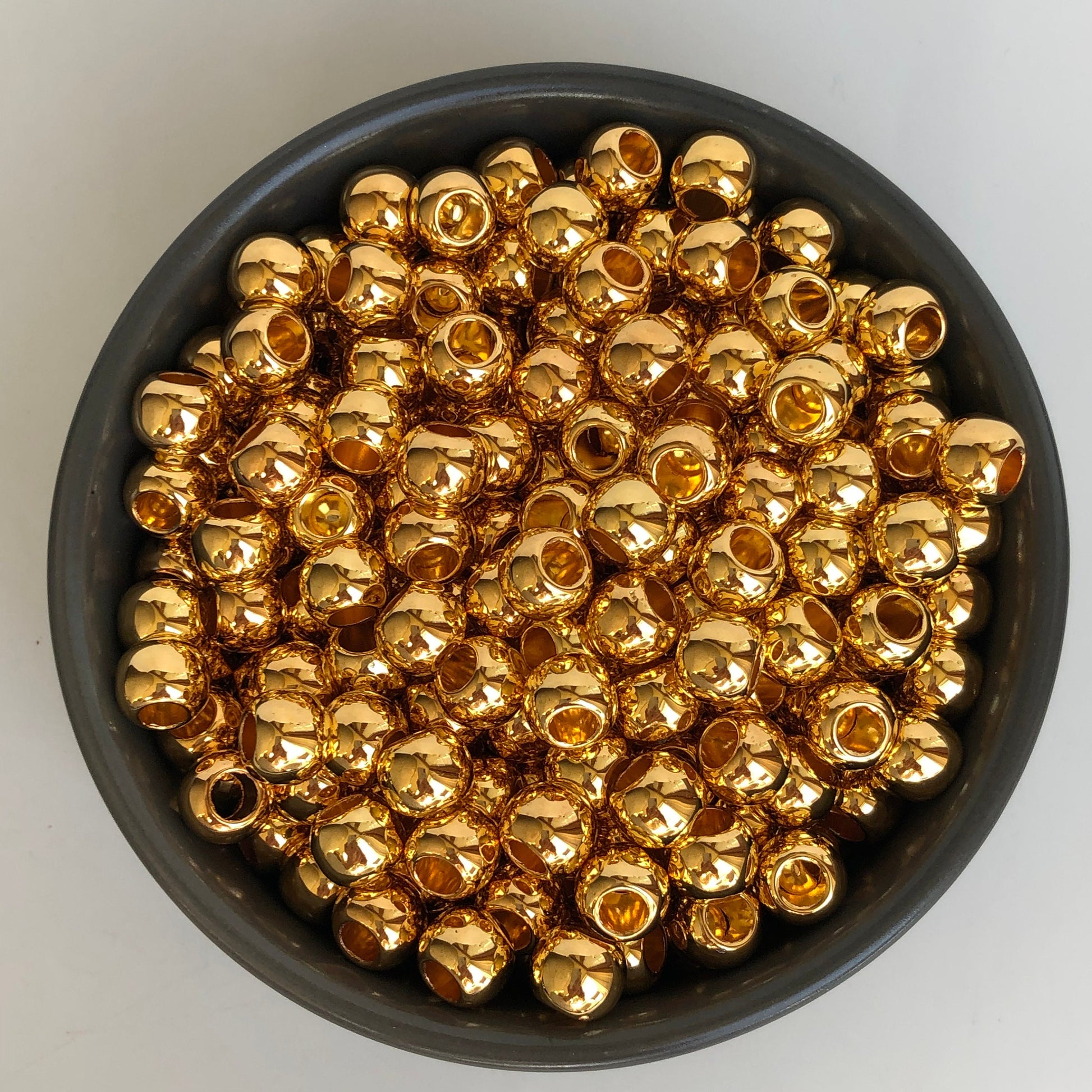 Gold Macrame Beads