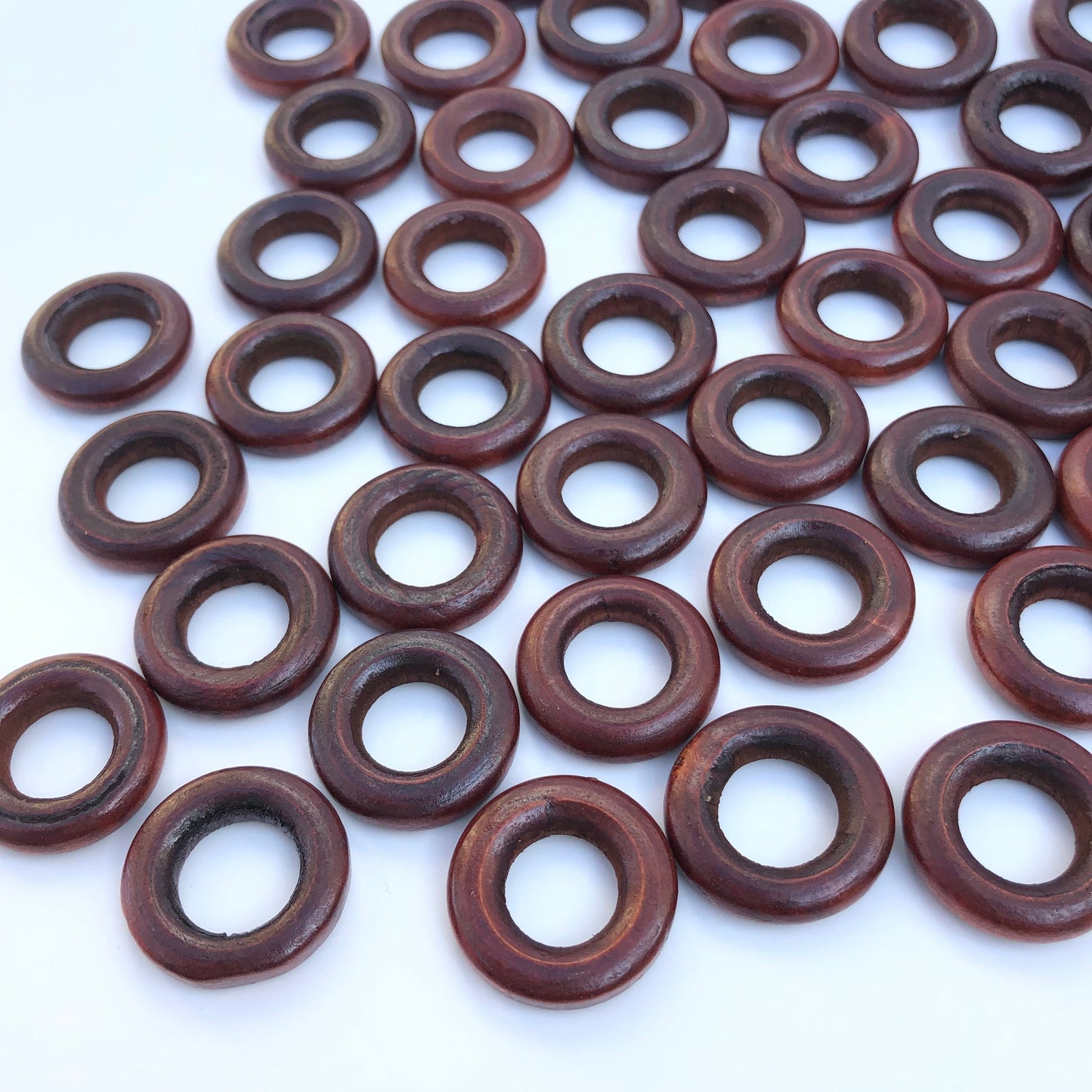 Wooden Jewelry Connector Rings