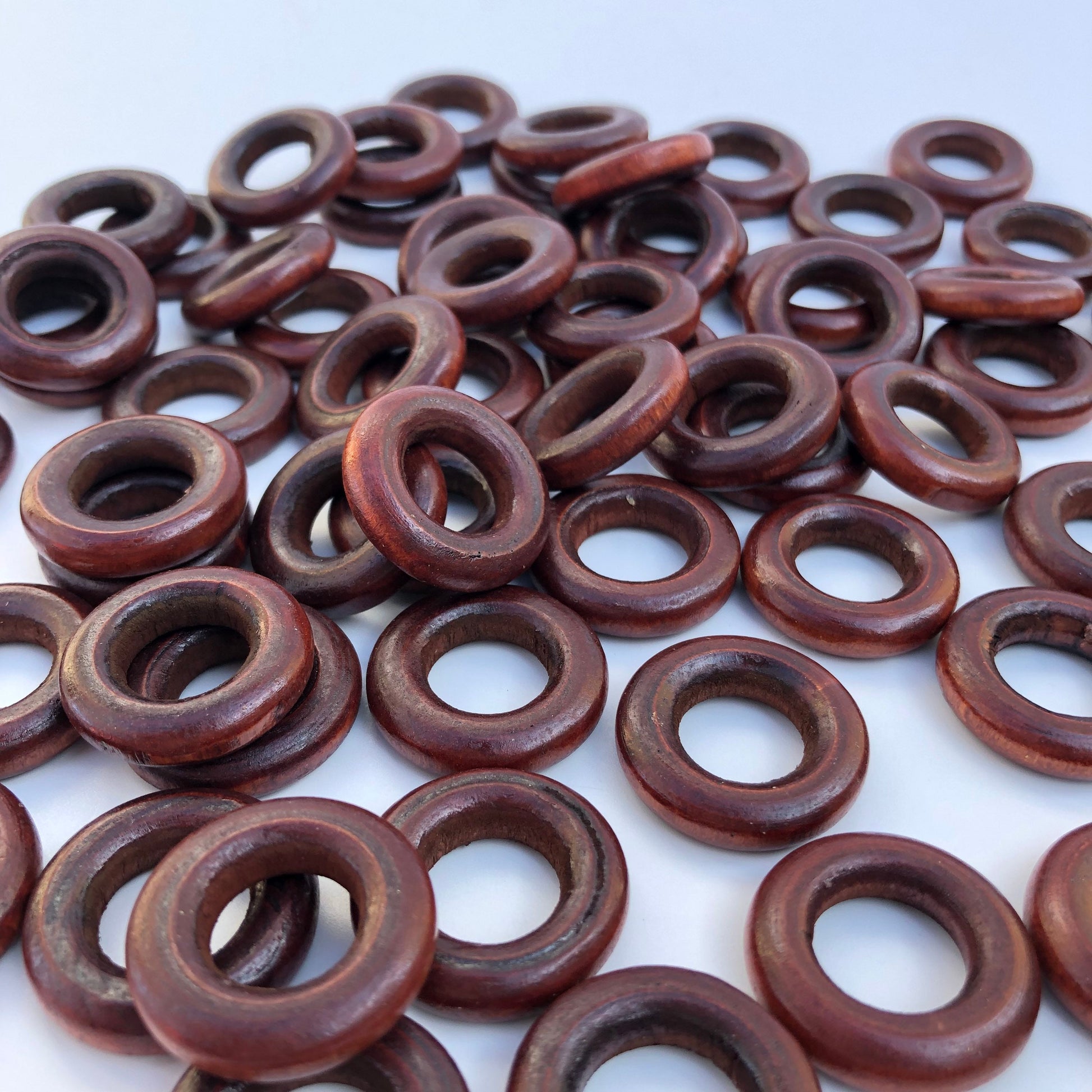 Wooden Jewelry Connector Rings