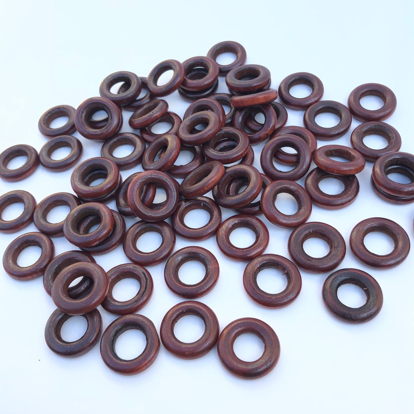 Wooden Jewelry Connector Rings