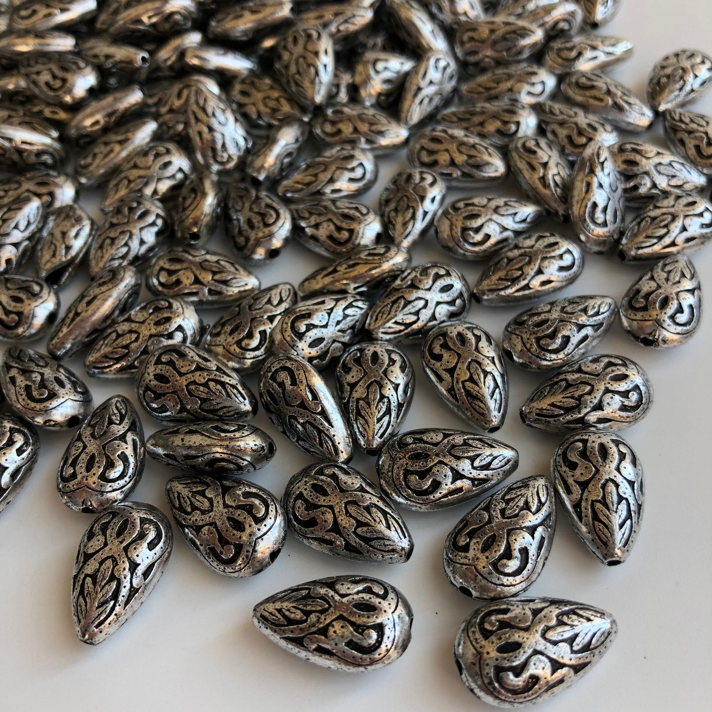 Antique Silver Beads 