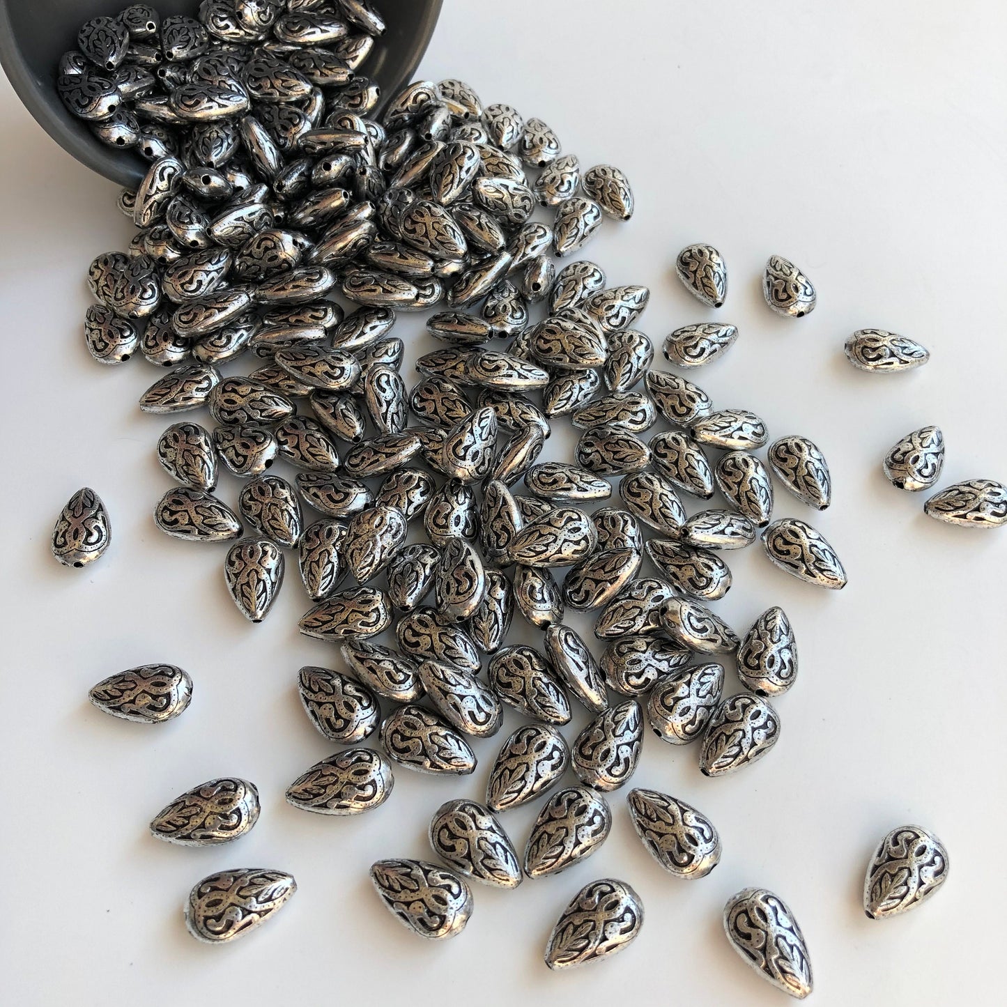 Antique Silver Beads 