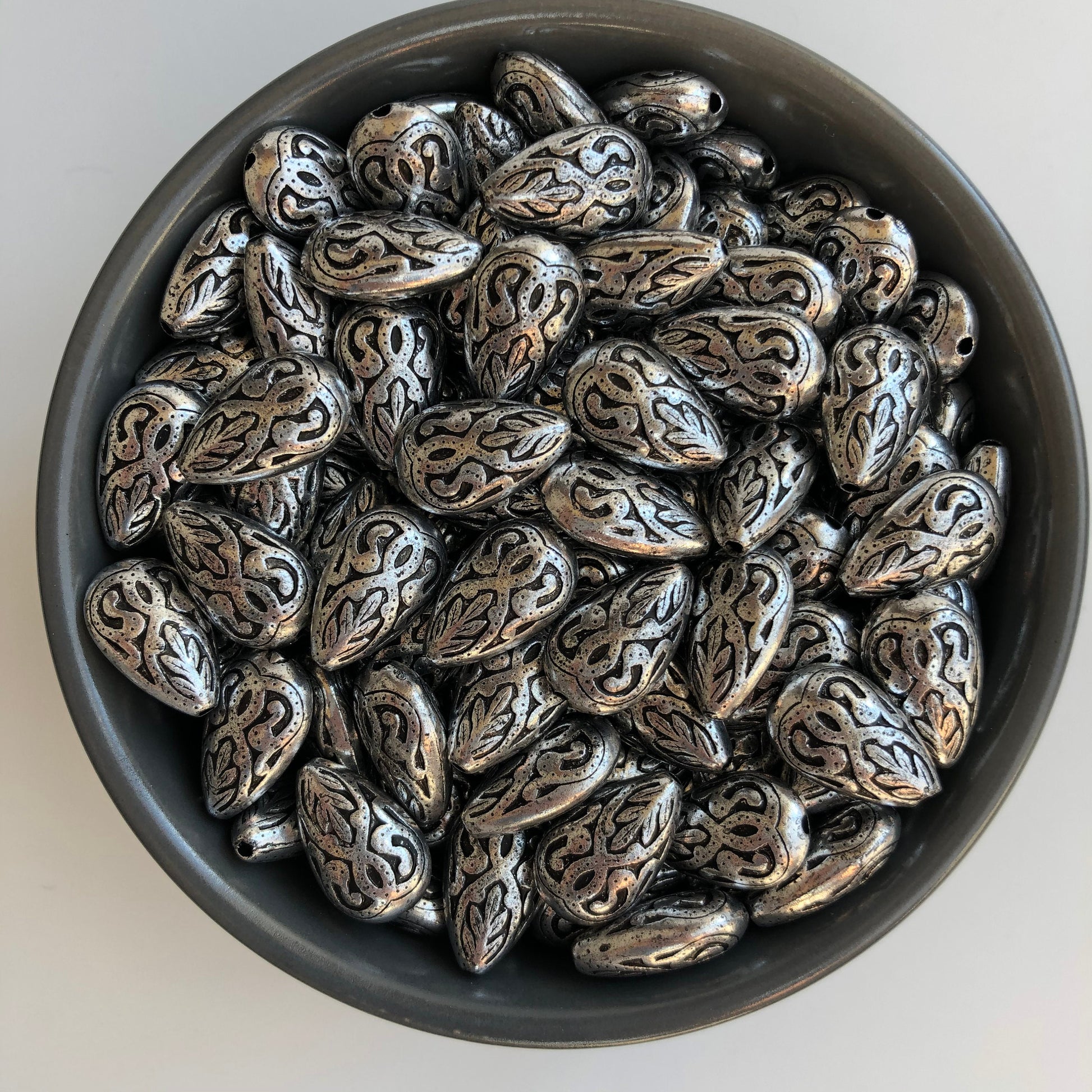 Antique Silver Beads 