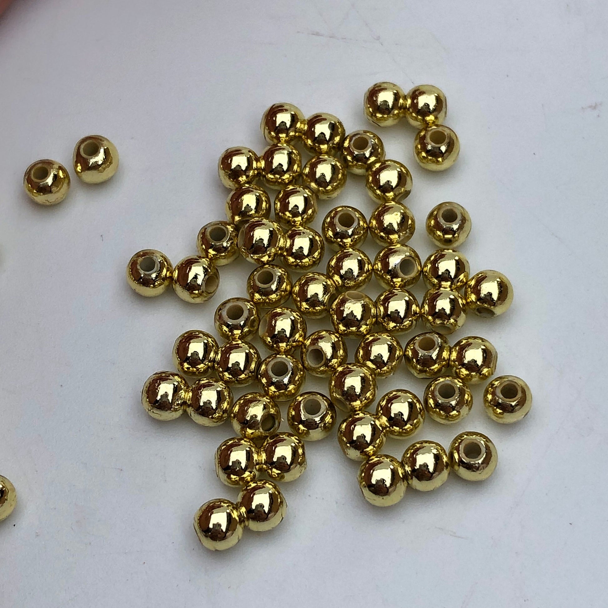 100X Gold Spacer Beads