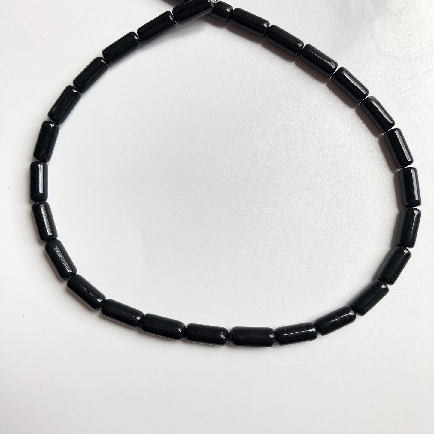 Black Glass Beads